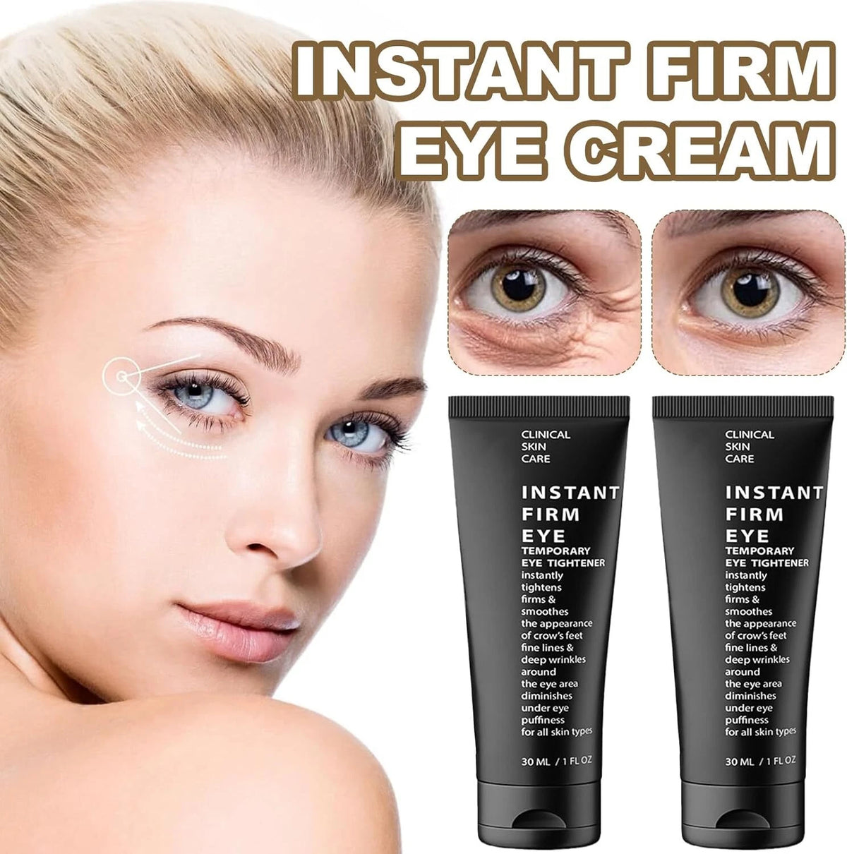 INSTANT FIRM EYE CREAM - PACK OF 2